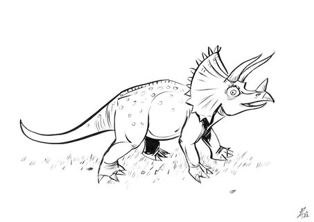 dinosaur triceratops